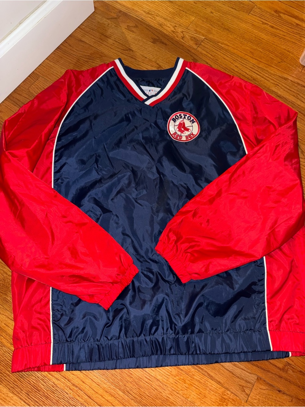 Boston Red Sox Navy & Red Pullover Vintage
